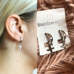 Cross earrings